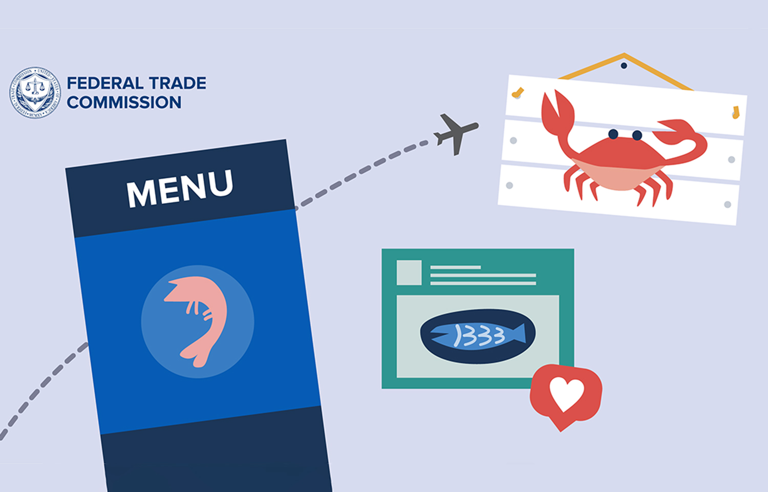 US government warns seafood restaurants that local-themed advertising could run afoul of FTC rules